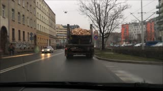 Typical idiot on Polish roads