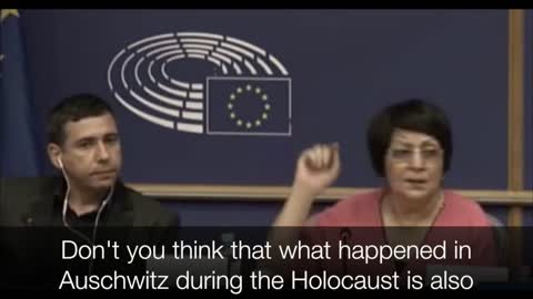 Terrorist Leila Khaled Speaks at the European Parliament