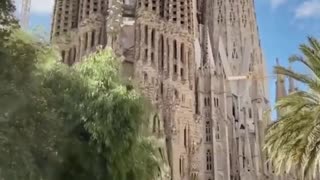 Marvellous architecture of Sagrada Familia, Barcelona