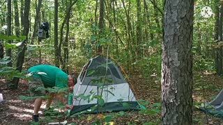 Drying out the tent