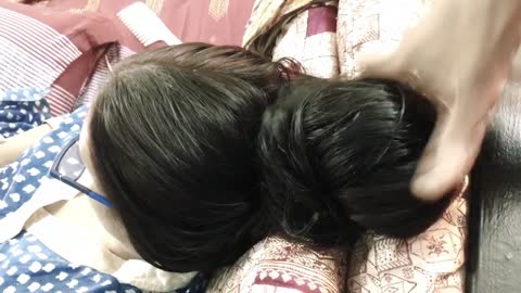 My long hair video 8