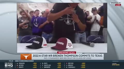 Brenen Thompson officially a Longhorn