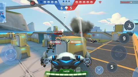 Mech Arena | Mech Arena gameplay using Javelin Racks 6 (Two Arches map) #mecharena #mech_arena