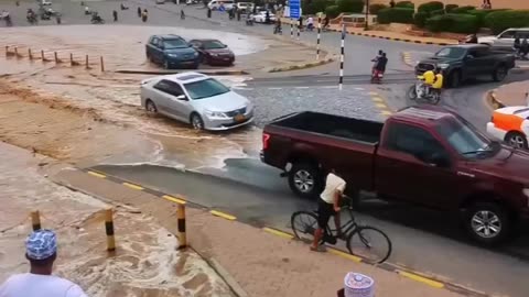 Raining in Oman