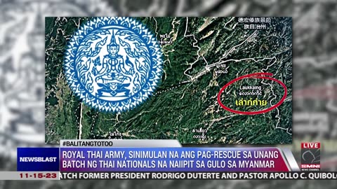Royal Thai Army, sinimulan na ang pag-rescue sa unang batch ng Thai Nationals na naiipit sa gulo