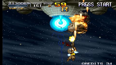 Zeroing Metal Slug 3 arcade version with the character (ERI).