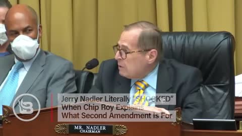 Jerry Nadler Literally SHOCKED When Chip Roy Explains What 2nd Amendment Is For