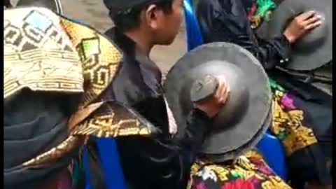 Kids Try Gendang Beleq, Lombok Island Art Culture West Nusa Tenggara