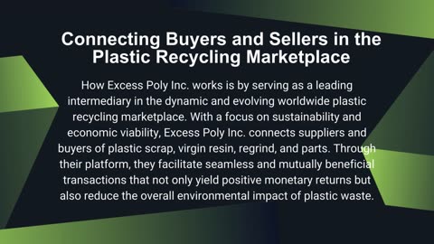 WELCOME TO EXCESS POLY SERVICES