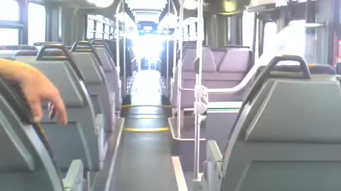 A Ride along on a 60 foot transit bus