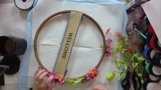 Magnolia Design Co Spring Quilting Loom Wreath