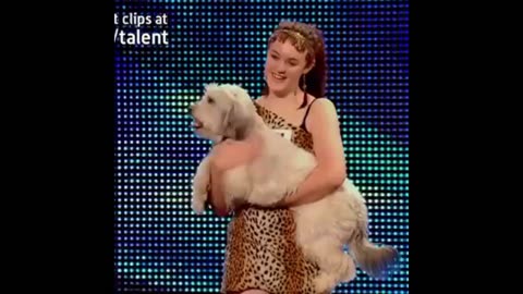 Doggy Dance - Talent Show _ Amazing skills Girl & Dog