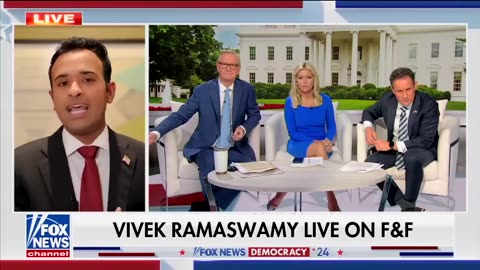 Vivek Ramaswamy on Fox News' Fox & Friends Touching on Trump's Arrest 8.25.23