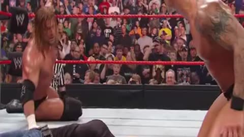 Randy Orton attacks Triple