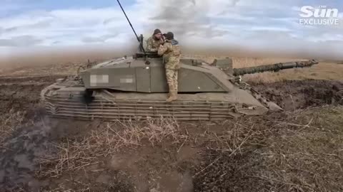 British journalists were filming a story about the “best Challenger-2 tank”