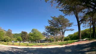 Scenic drive to Stinson beach from San Francisco