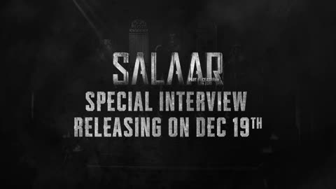 Salaar Team Special Interview-Promo | SS Rajamouli | Prabhas | Prathviraj | Prashanth Neel
