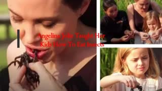 Angelina Jolie Taught Her Kids How To Eat Insects