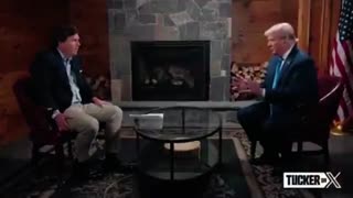 Trump on Tucker on X