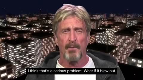 World Blackout! worse than a nuclear war # johnmcafee