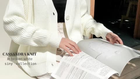 038 Cassandra Knit Premium | Korean Cardigan Knit