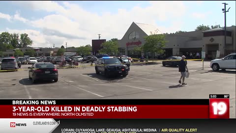 3-year-old killed in stabbing outside North Olmsted Giant Eagle in a 'random act of violence'