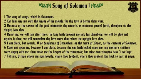 (22) - Song of Solomon (KJV) Dramatized With Words