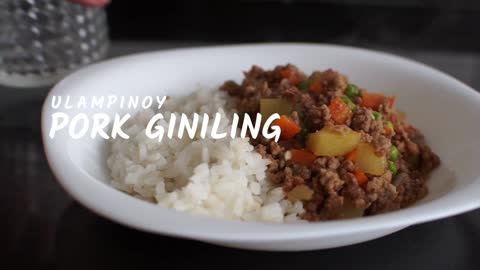 Filipino Pork Giniling