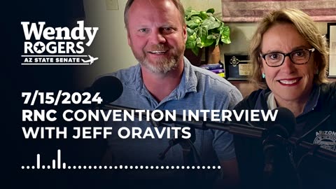 Wendy Rogers RNC Convention Interview w/ Jeff Oravits (7/15/2024)