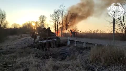 Ukrainian Special Operation Forces destroy Russian military vehicles