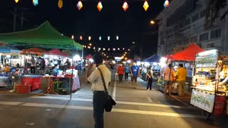 Thailand Saturday walking street night market