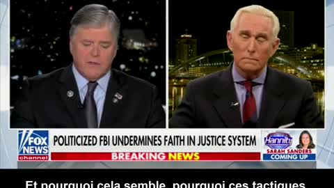 Roger Stone interview avec Sean Hannity - 12 août 2022