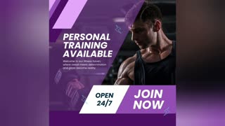 Personal Training Available.