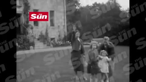 Film shows Queen Elizabeth giving Nazi salute as a child