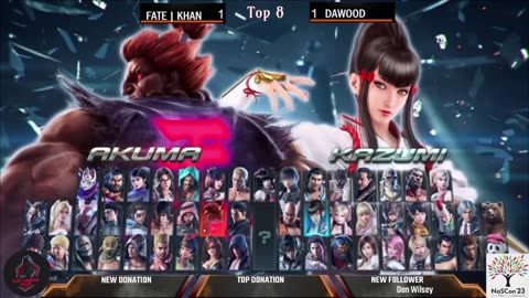 Tekken 7 Nascon'23 Top 8 | Dawood (Julia) VS Fate | Khan (Geese)