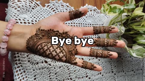 Very Easy And Beautiful henna designs _ sparkles _
