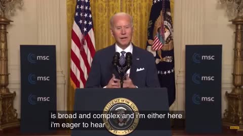 President Biden using a racial slur