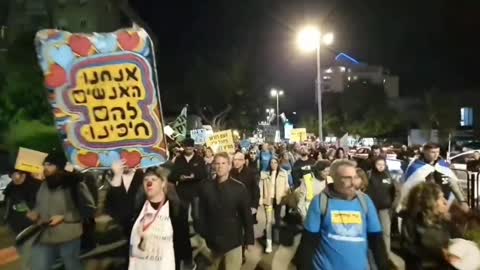 Tel Aviv Isreal, continues to protest for Freedom during the Holiday season