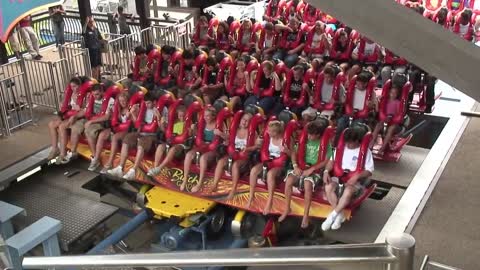 First man to pass out on G-Max bungy in boracayGriffon (HD) - Busch Gardens Williamsburg