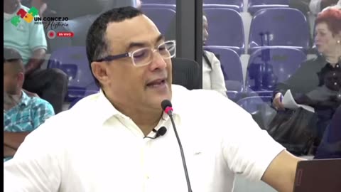 Concejal Antonio Bohórquez en debate de control político a Carnaval de Barranquilla