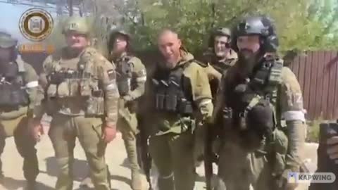 Chechen special forces captured NATO weapons from Ukranian army