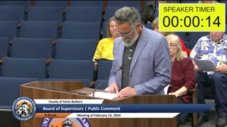 Rod Walters to Board of Supervisors 13 Feb 2024