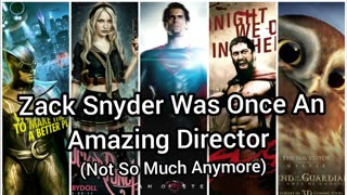 Zack Snyder Used To Be An Amazing Director, But Has Been Meh As Of Late