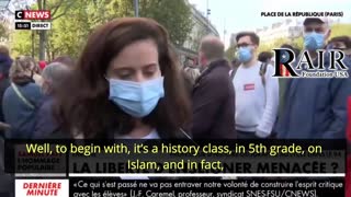 French Teacher threatened by ISIS