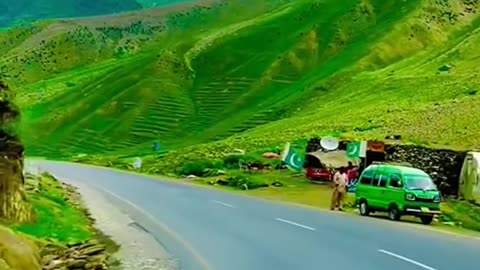 Naran to Babusar Top Road Mansehra Pakistan