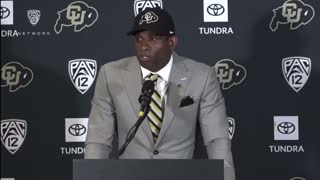 Deion Sanders - Introduces himself to the University of Colorado and the College Football world