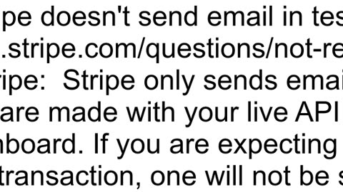 Stripe not sending invoice emails to customers in test environment