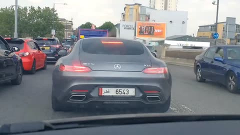 Top Cars Spotted in London | Mercedes-AMG GT C Coupe