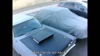 My Dodge Coronet on security cam