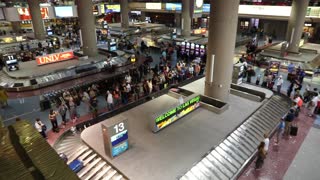 Baggage claim at Las vegas airport teminal 1.